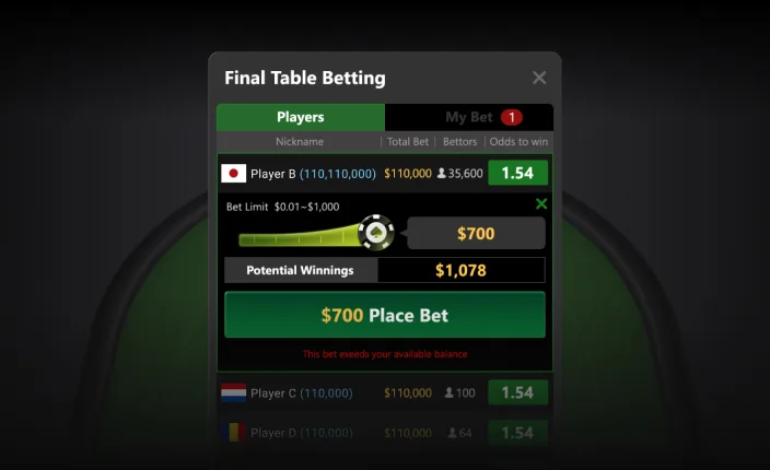 GGPoker苹果客户端界面内容示例二